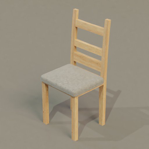 Thumbnail: Wooden chair