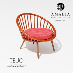 AMALIA TEJO slatted chair I