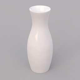 small white porcelain vase