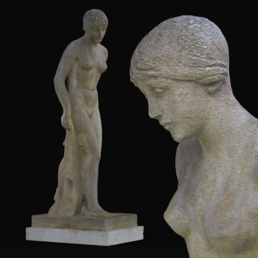 Thumbnail: young girl statue