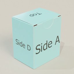 Paper box template