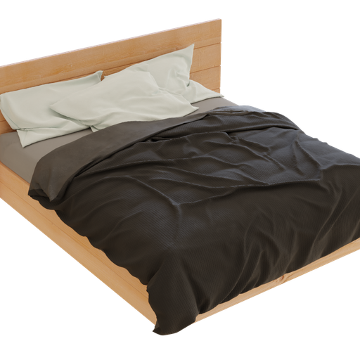 Thumbnail: Wooden Bed