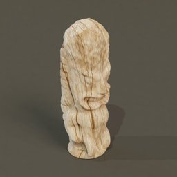 Tiki Idol Wood Carving