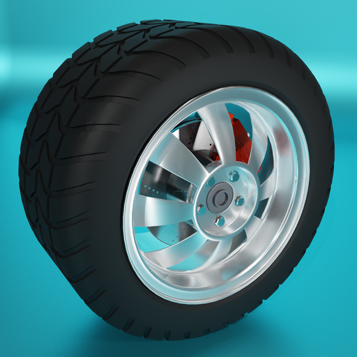 Thumbnail: Large car tire