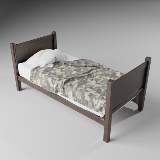 Thumbnail: Simple Single Bed