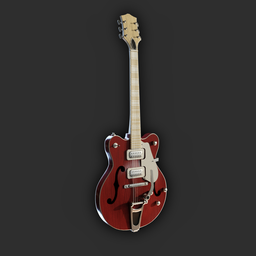 Hollowbody Electric Guitar (red variant)