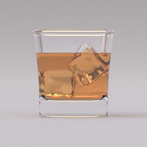 whiskey glass full