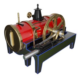 Bing Steam Engine Toy 19th Century