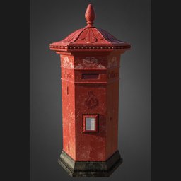 Vintage Victorian Post Box 002