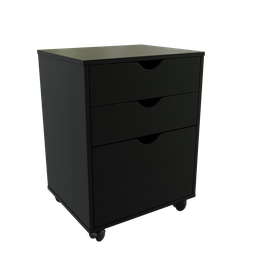 Drawer with casters