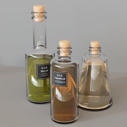 KITCHEN SET 7 - Oil bottles
