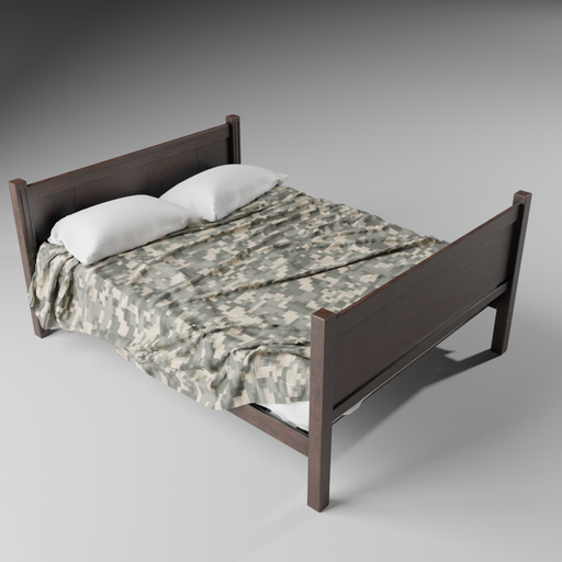 Thumbnail: Simple Double Bed