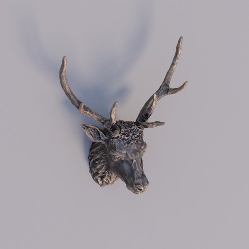 Thumbnail: deer wooden bust