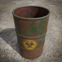 Toxic Barrel  Green