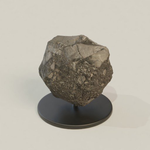 Thumbnail: Asteroid sculpture