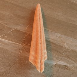 Bath Towel Hanged